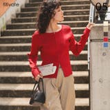 前後2wayダブルジップニットプルオーバー | titivate | 詳細画像1 