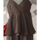 ペプラムキャミソールトップスドッキングオールインワン | titivate | 詳細画像25 