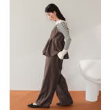 ペプラムキャミソールトップスドッキングオールインワン | titivate | 詳細画像27 