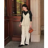 ペプラムキャミソールトップスドッキングオールインワン | titivate | 詳細画像2 