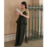 ペプラムキャミソールトップスドッキングオールインワン | titivate | 詳細画像7 