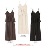 ペプラムキャミソールトップスドッキングオールインワン | titivate | 詳細画像12 