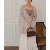 深Vネックルーズニットカーディガン | titivate | 詳細画像22