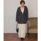 深Vネックルーズニットカーディガン | titivate | 詳細画像24