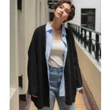 深Vネックルーズニットカーディガン | titivate | 詳細画像32