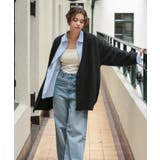 深Vネックルーズニットカーディガン | titivate | 詳細画像34