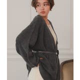 深Vネックルーズニットカーディガン | titivate | 詳細画像9