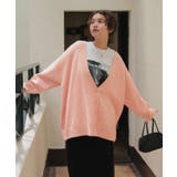 深Vネックルーズニットカーディガン | titivate | 詳細画像11