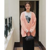 深Vネックルーズニットカーディガン | titivate | 詳細画像13