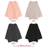 深Vネックルーズニットカーディガン | titivate | 詳細画像19