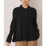 ポロ襟ペプラムニット | titivate | 詳細画像6 