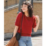 レイヤードデザインふわっとタッチハーフスリーブニット | titivate | 詳細画像23 