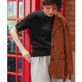 レイヤードデザインふわっとタッチハーフスリーブニット | titivate | 詳細画像9 