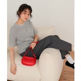 レイヤードデザインふわっとタッチハーフスリーブニット | titivate | 詳細画像12 