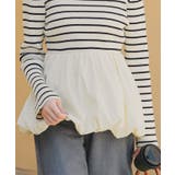 ヘムバルーンドッキングボートネックリブニット | titivate | 詳細画像4 