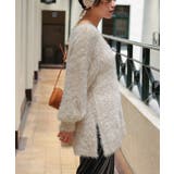 前後2wayサイドスリットシャギーチュニックニット | titivate | 詳細画像15