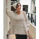 前後2wayサイドスリットシャギーチュニックニット | titivate | 詳細画像4