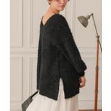 前後2wayサイドスリットシャギーチュニックニット | titivate | 詳細画像8