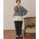 シアーペプラムドッキングニットプルオーバー | titivate | 詳細画像24 