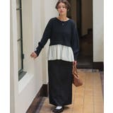 シアーペプラムドッキングニットプルオーバー | titivate | 詳細画像3 