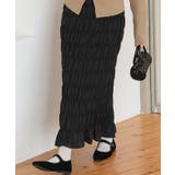 シャーリングIラインスカート | titivate | 詳細画像15 