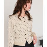 ドットジャガードニットカーディガン | titivate | 詳細画像7 