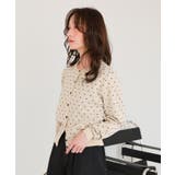 ドットジャガードニットカーディガン | titivate | 詳細画像8 