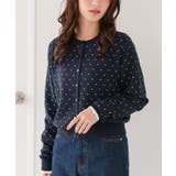 ドットジャガードニットカーディガン | titivate | 詳細画像14 