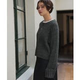 クロップド丈リブニットプルオーバー | titivate | 詳細画像35 