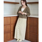 深Vネックショートシャギーニット | titivate | 詳細画像3 