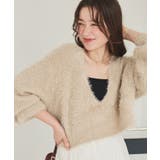 深Vネックショートシャギーニット | titivate | 詳細画像6 