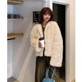 中綿キルティングプードルフェイクファージャケット | titivate | 詳細画像22 