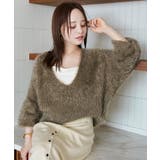 釦デザインIラインニットスカート | titivate | 詳細画像3 