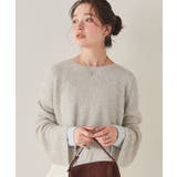 前後2wayリボンデザインシアーローゲージニット | titivate | 詳細画像9 