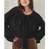 前後2wayリボンデザインシアーローゲージニット | titivate | 詳細画像13 