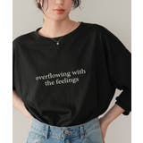 文字プリントシアーロングTシャツ | titivate | 詳細画像35 