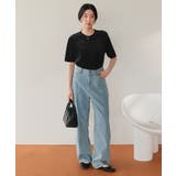 シアーベロア半袖Tシャツ | titivate | 詳細画像12 