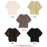 シアーベロアバルーンスリーブトップス | titivate | 詳細画像20 