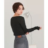 着心地抜群シアーボートネックトップス | titivate | 詳細画像35 