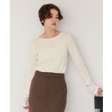 着心地抜群シアーボートネックトップス | titivate | 詳細画像10 