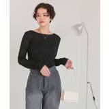 着心地抜群シアーボートネックトップス | titivate | 詳細画像18 