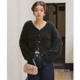 リボンヤーンニットカーディガン | titivate | 詳細画像8 