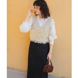 ループデザインニットベスト | titivate | 詳細画像20 