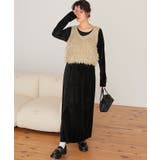 ループデザインニットベスト | titivate | 詳細画像29 