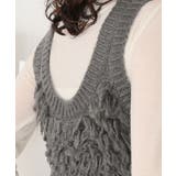 ループデザインニットベスト | titivate | 詳細画像11 