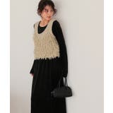 ループデザインニットベスト | titivate | 詳細画像15 