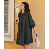 ギャザーボリュームシルエットデニムワンピース | titivate | 詳細画像4 