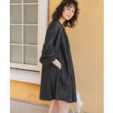 ギャザーボリュームシルエットデニムワンピース | titivate | 詳細画像8 