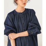 ギャザーボリュームシルエットデニムワンピース | titivate | 詳細画像13 