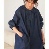 ギャザーボリュームシルエットデニムワンピース | titivate | 詳細画像15 